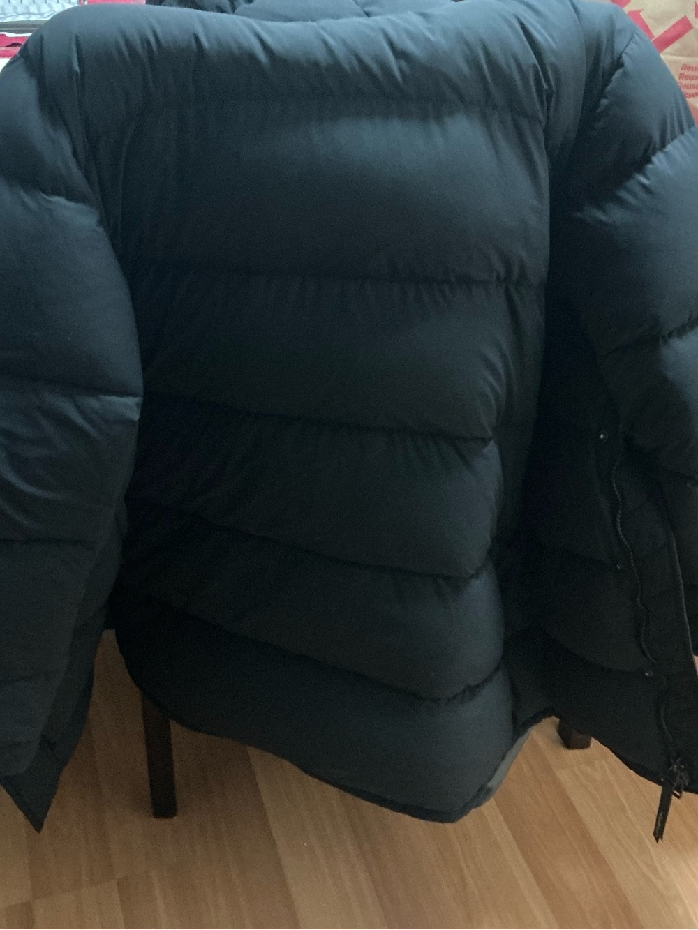 Aritzia Matte Black Quilted Puffer Jacket superpuff MID
